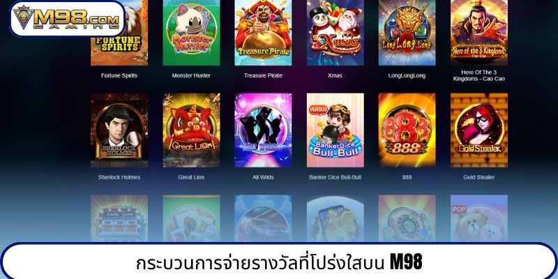 กระบวนการจ่ายรางวัลที่โปร่งใสบน M98