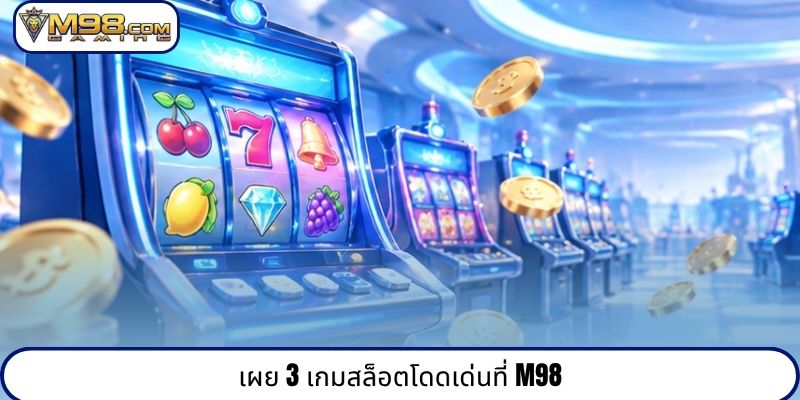 เผย 3 เกมสล็อตโดดเด่นที่ M98